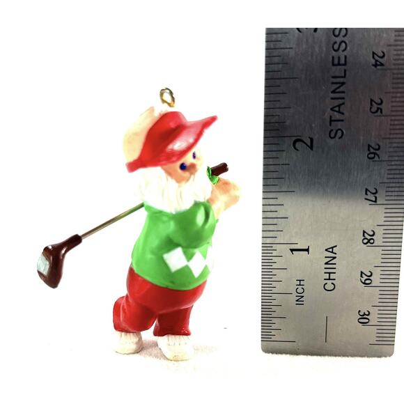 Lot Of 4 Assorted Santa Christmas Ornaments - Picture 2 of 10